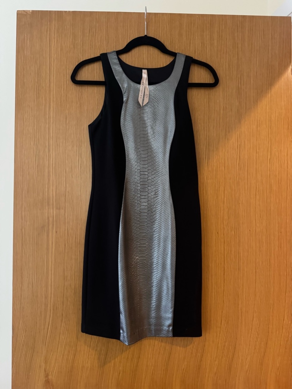 Bailey 44 Black and Silver Mini Dress